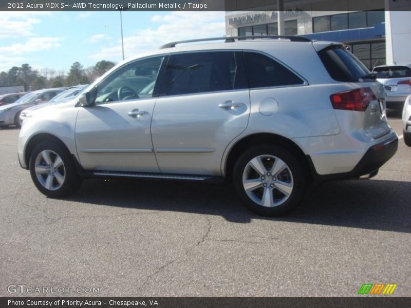 Palladium Metallic / Taupe 2012 Acura MDX SH-AWD Technology