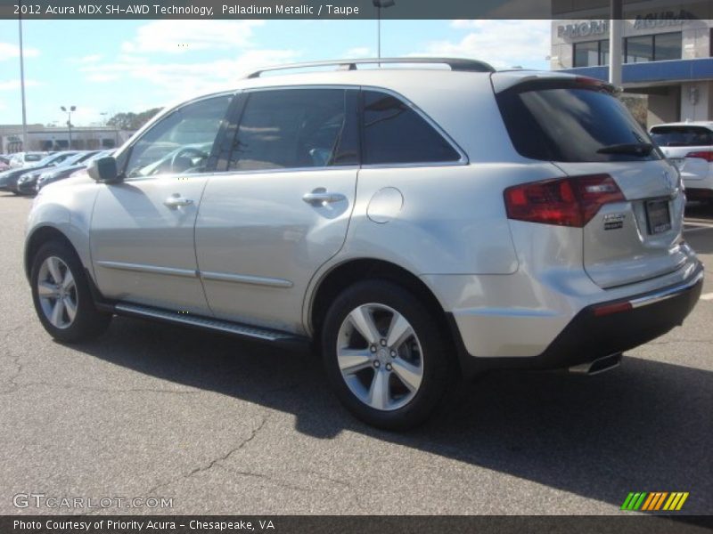 Palladium Metallic / Taupe 2012 Acura MDX SH-AWD Technology