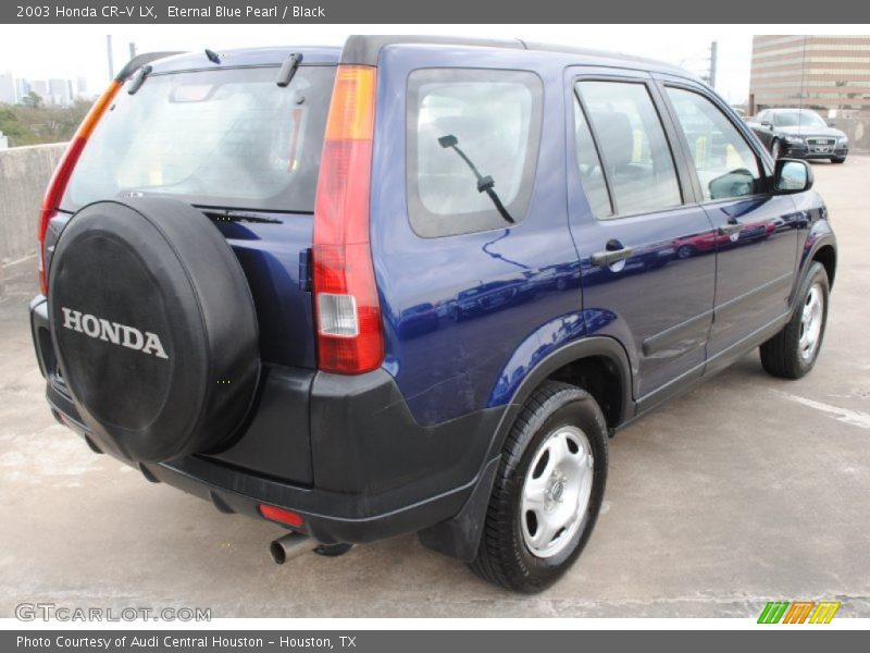 Eternal Blue Pearl / Black 2003 Honda CR-V LX