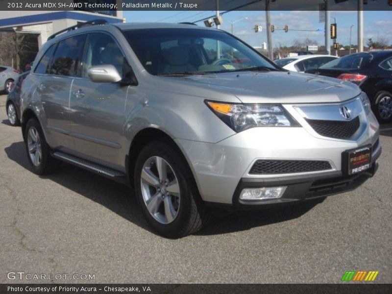 Palladium Metallic / Taupe 2012 Acura MDX SH-AWD Technology