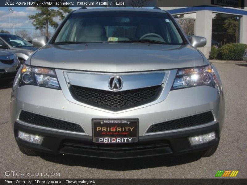 Palladium Metallic / Taupe 2012 Acura MDX SH-AWD Technology