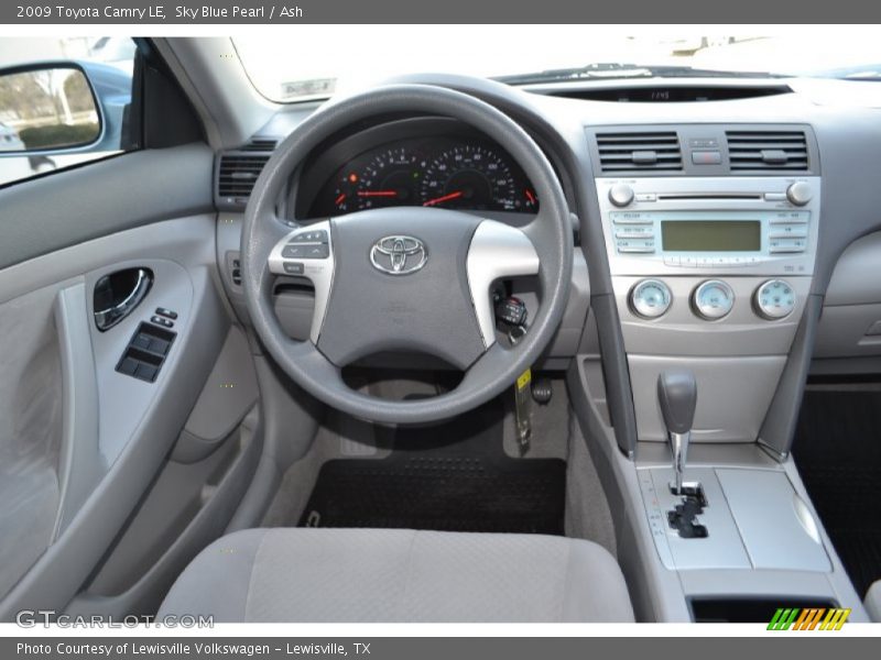 Sky Blue Pearl / Ash 2009 Toyota Camry LE