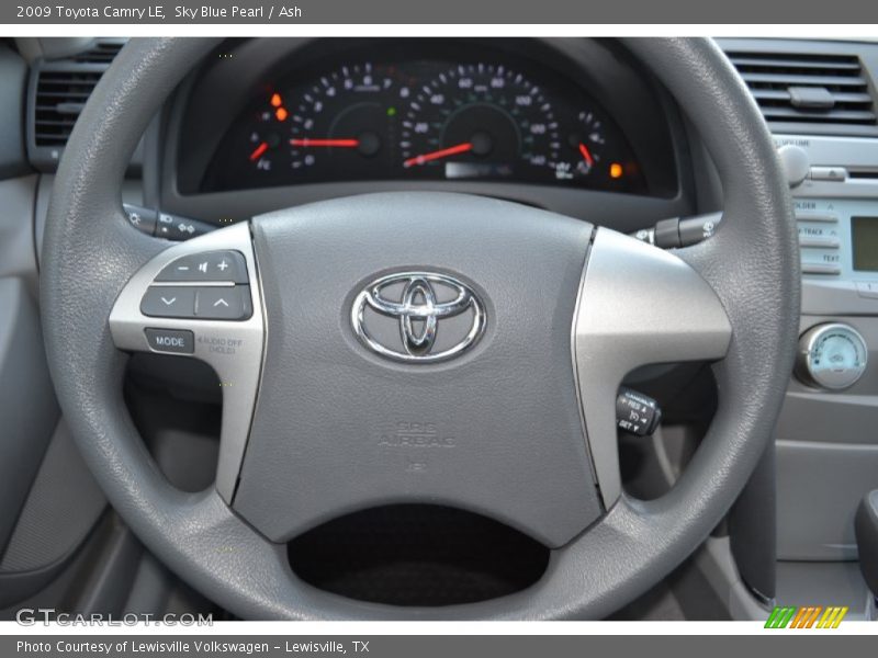 Sky Blue Pearl / Ash 2009 Toyota Camry LE