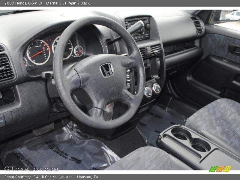 Eternal Blue Pearl / Black 2003 Honda CR-V LX