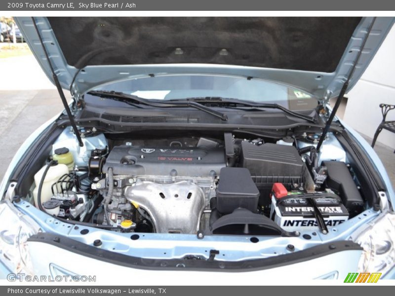 Sky Blue Pearl / Ash 2009 Toyota Camry LE