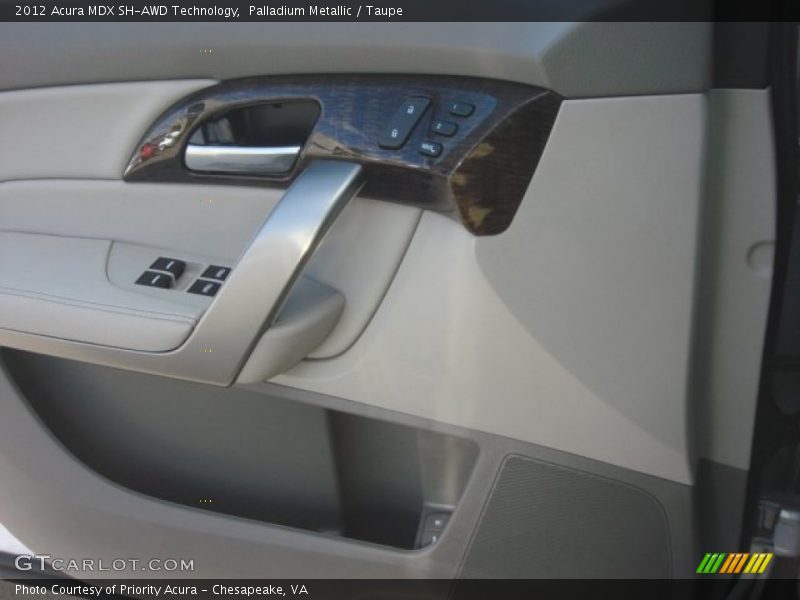 Palladium Metallic / Taupe 2012 Acura MDX SH-AWD Technology