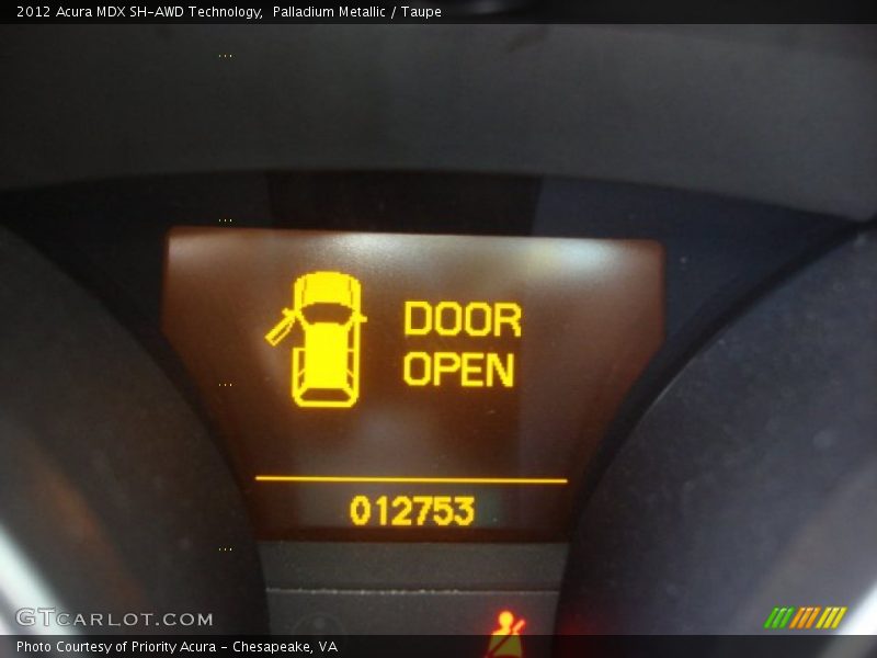 Palladium Metallic / Taupe 2012 Acura MDX SH-AWD Technology