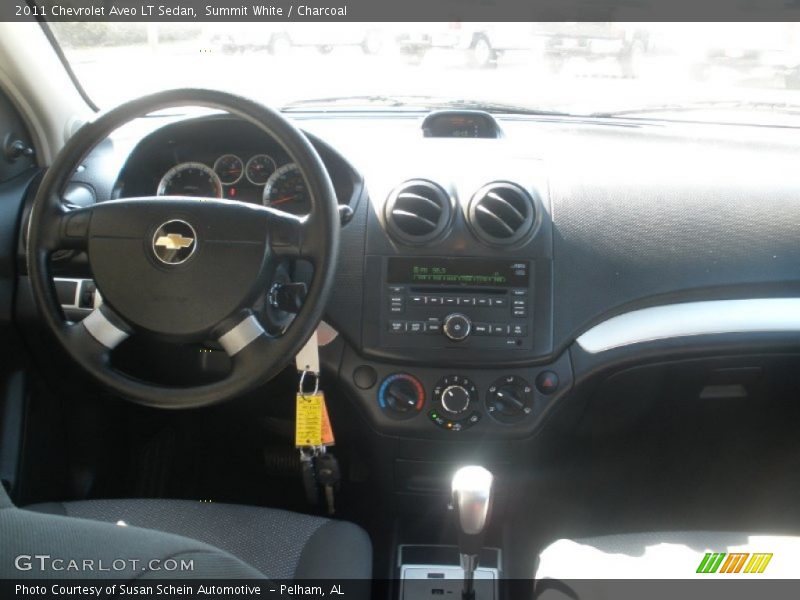 Summit White / Charcoal 2011 Chevrolet Aveo LT Sedan
