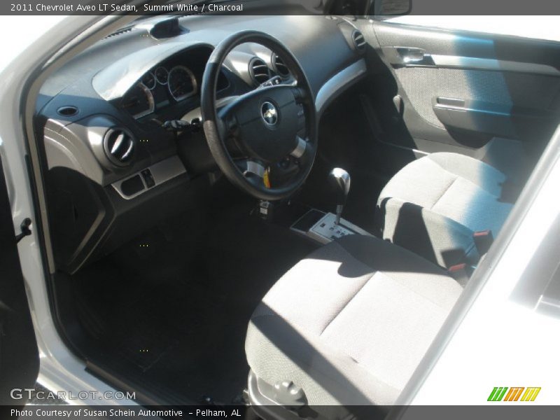 Summit White / Charcoal 2011 Chevrolet Aveo LT Sedan