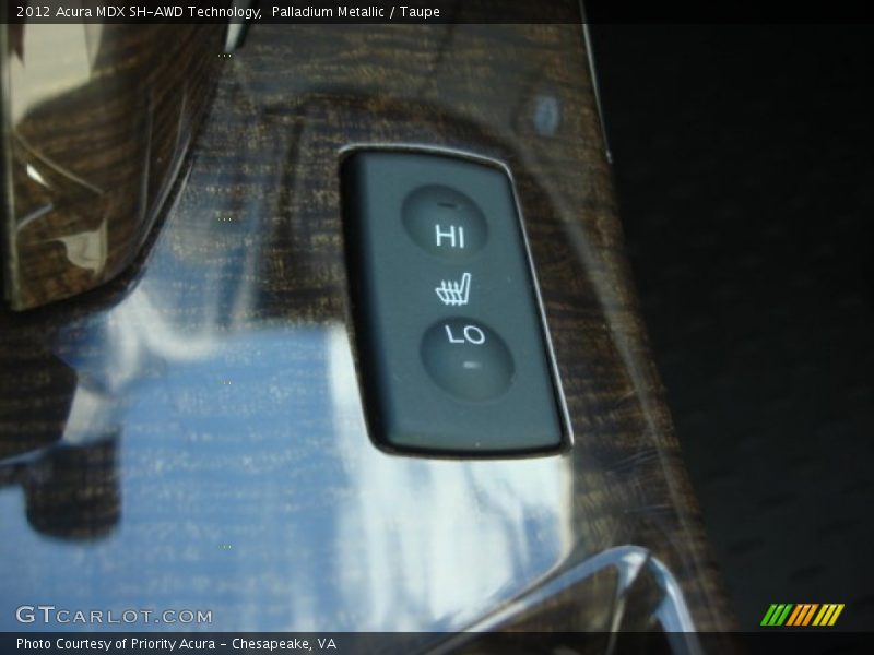 Palladium Metallic / Taupe 2012 Acura MDX SH-AWD Technology