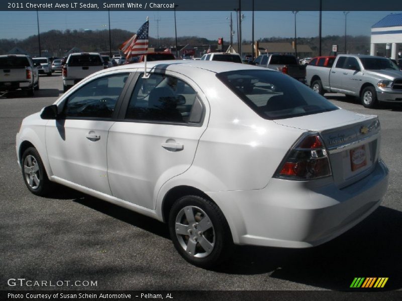 Summit White / Charcoal 2011 Chevrolet Aveo LT Sedan