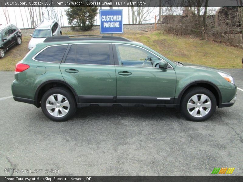  2010 Outback 3.6R Premium Wagon Cypress Green Pearl