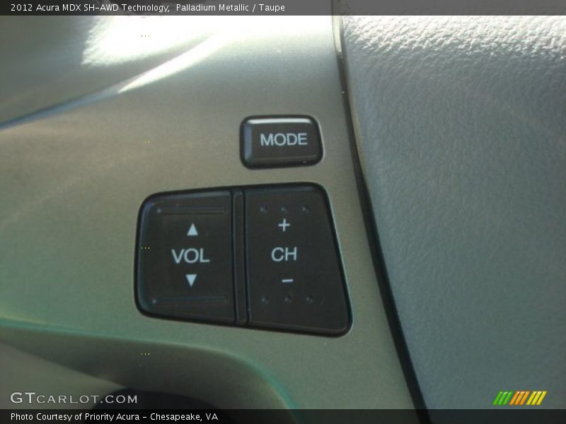 Palladium Metallic / Taupe 2012 Acura MDX SH-AWD Technology