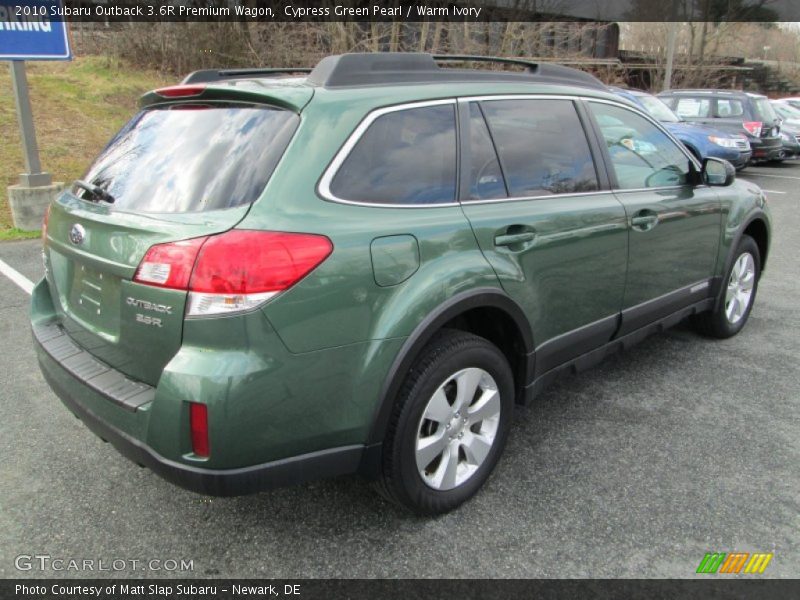 Cypress Green Pearl / Warm Ivory 2010 Subaru Outback 3.6R Premium Wagon