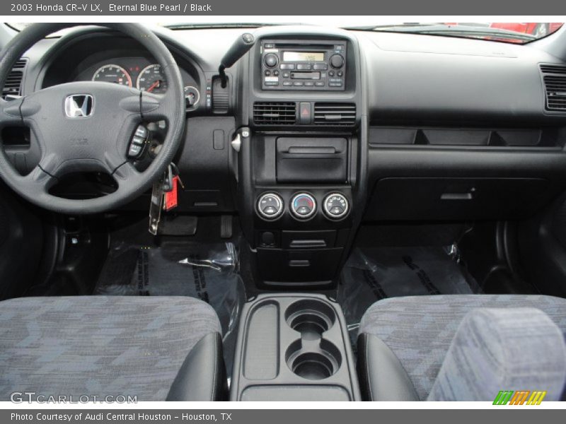 Eternal Blue Pearl / Black 2003 Honda CR-V LX