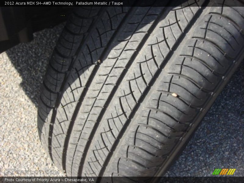 Palladium Metallic / Taupe 2012 Acura MDX SH-AWD Technology