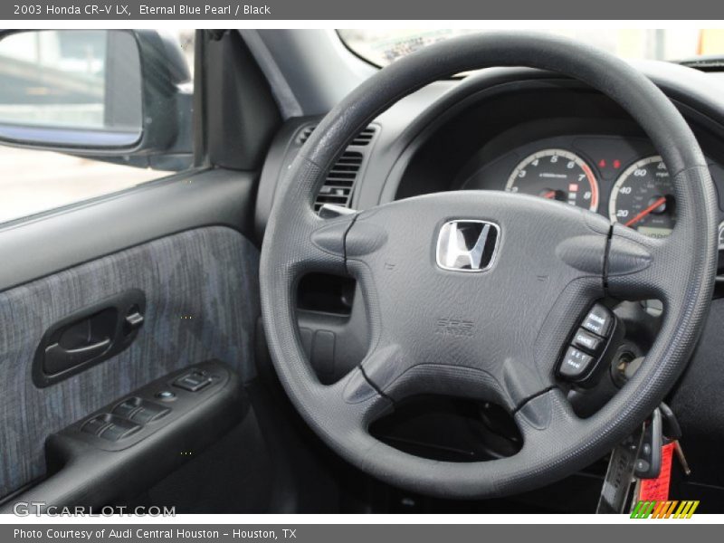 Eternal Blue Pearl / Black 2003 Honda CR-V LX