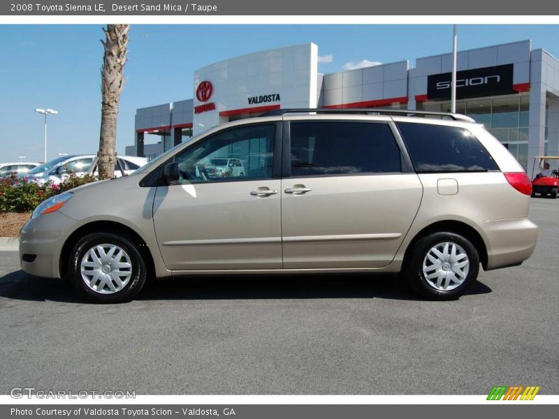 Desert Sand Mica / Taupe 2008 Toyota Sienna LE