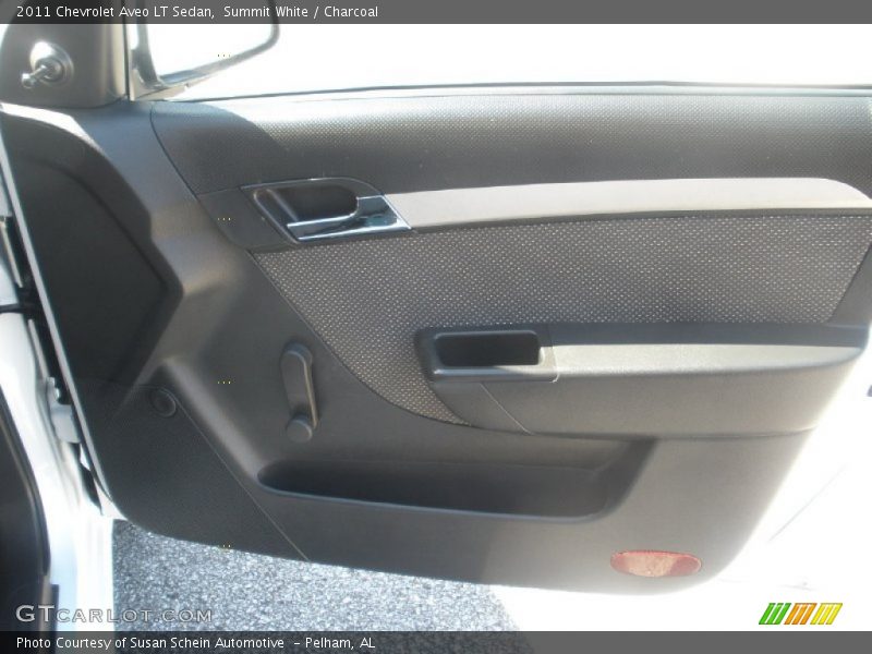 Summit White / Charcoal 2011 Chevrolet Aveo LT Sedan