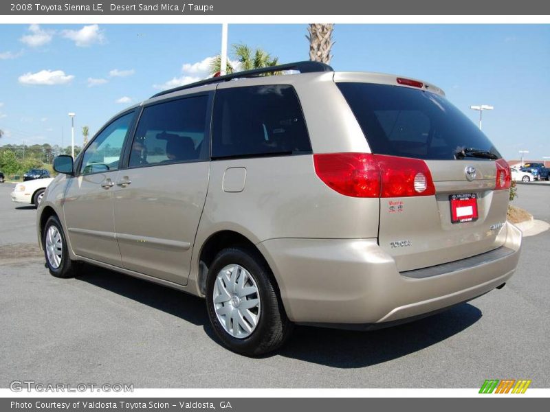 Desert Sand Mica / Taupe 2008 Toyota Sienna LE