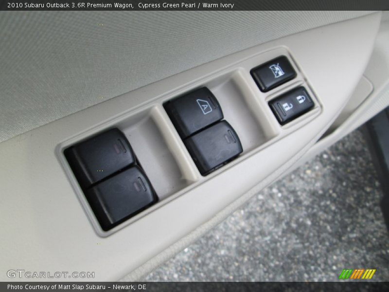 Cypress Green Pearl / Warm Ivory 2010 Subaru Outback 3.6R Premium Wagon