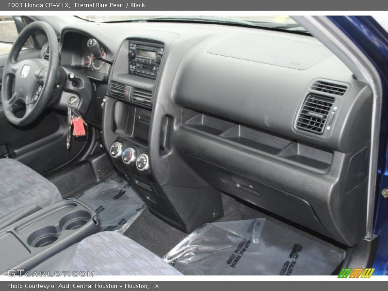 Eternal Blue Pearl / Black 2003 Honda CR-V LX