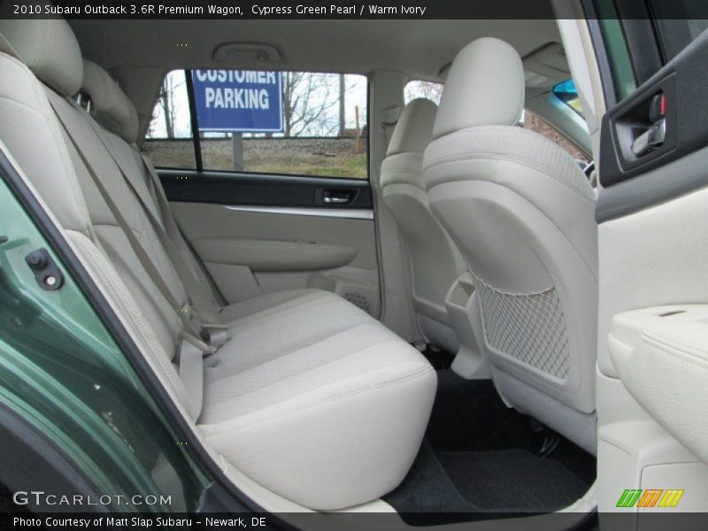 Rear Seat of 2010 Outback 3.6R Premium Wagon