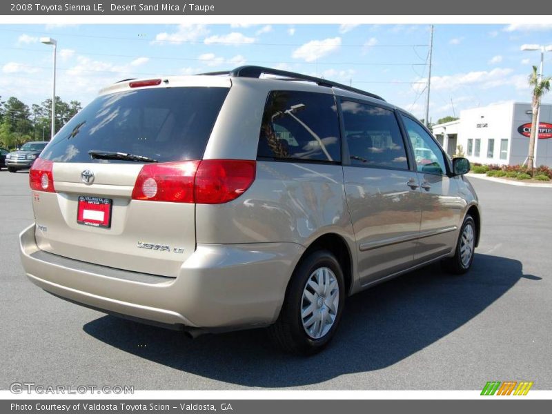 Desert Sand Mica / Taupe 2008 Toyota Sienna LE