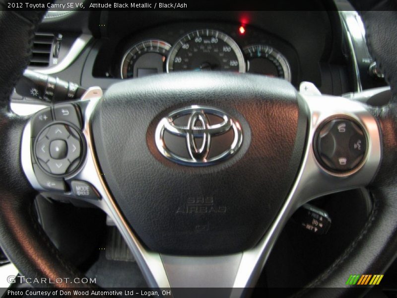 Attitude Black Metallic / Black/Ash 2012 Toyota Camry SE V6