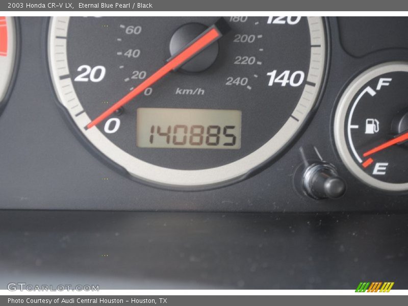 Eternal Blue Pearl / Black 2003 Honda CR-V LX