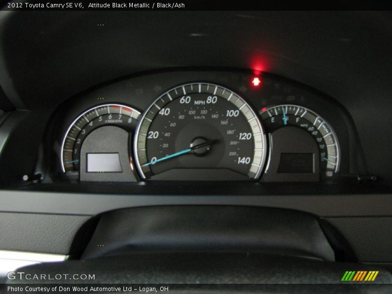 Attitude Black Metallic / Black/Ash 2012 Toyota Camry SE V6