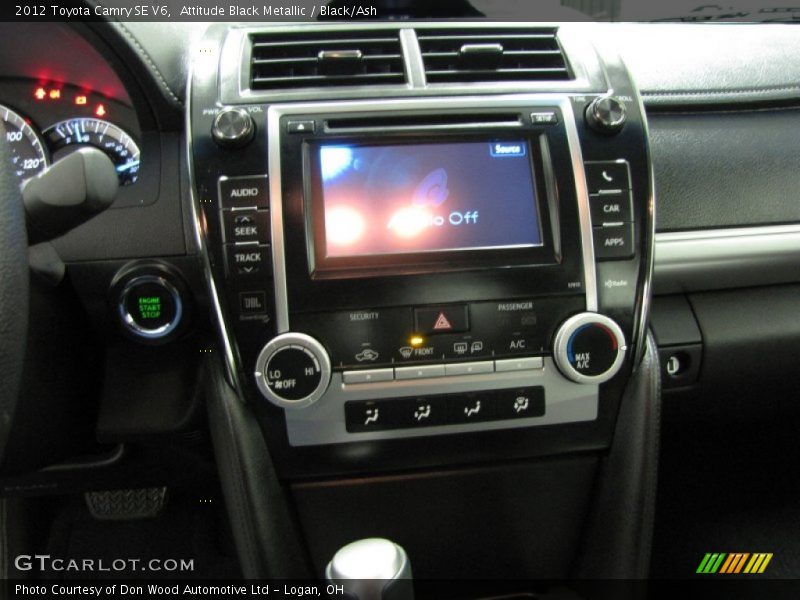 Attitude Black Metallic / Black/Ash 2012 Toyota Camry SE V6