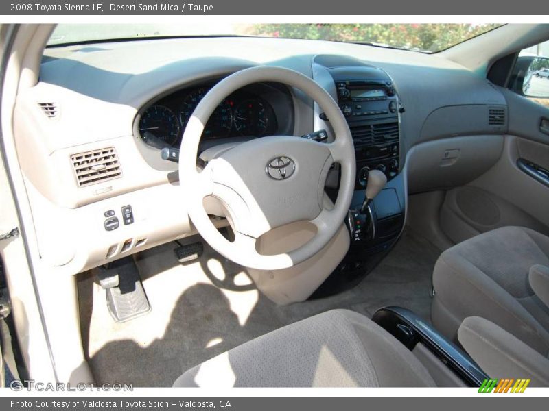 Desert Sand Mica / Taupe 2008 Toyota Sienna LE