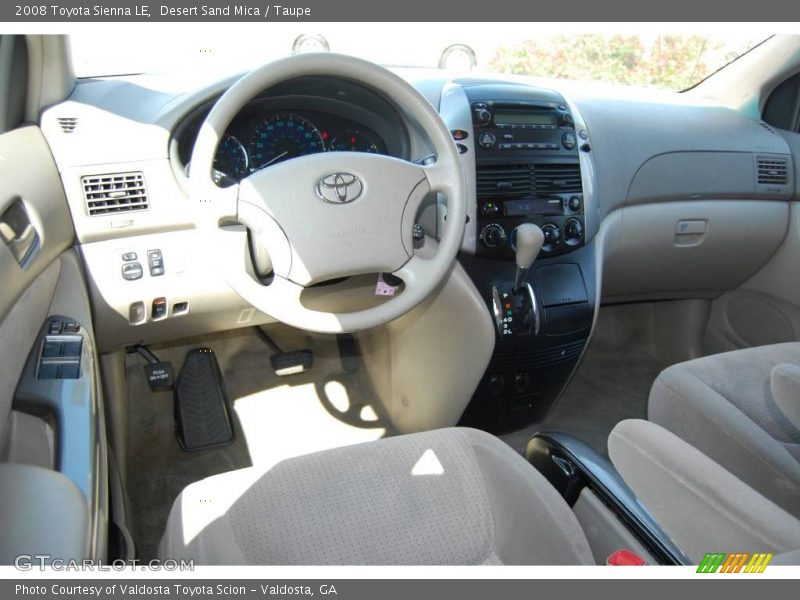 Desert Sand Mica / Taupe 2008 Toyota Sienna LE