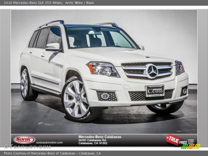 Arctic White / Black 2010 Mercedes-Benz GLK 350 4Matic