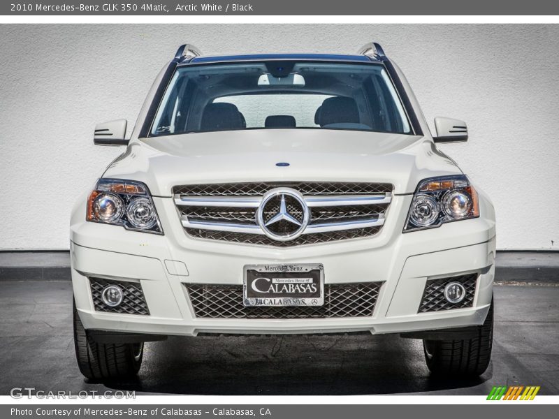 Arctic White / Black 2010 Mercedes-Benz GLK 350 4Matic