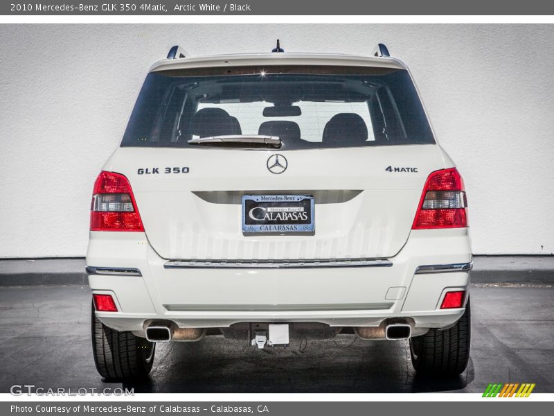 Arctic White / Black 2010 Mercedes-Benz GLK 350 4Matic