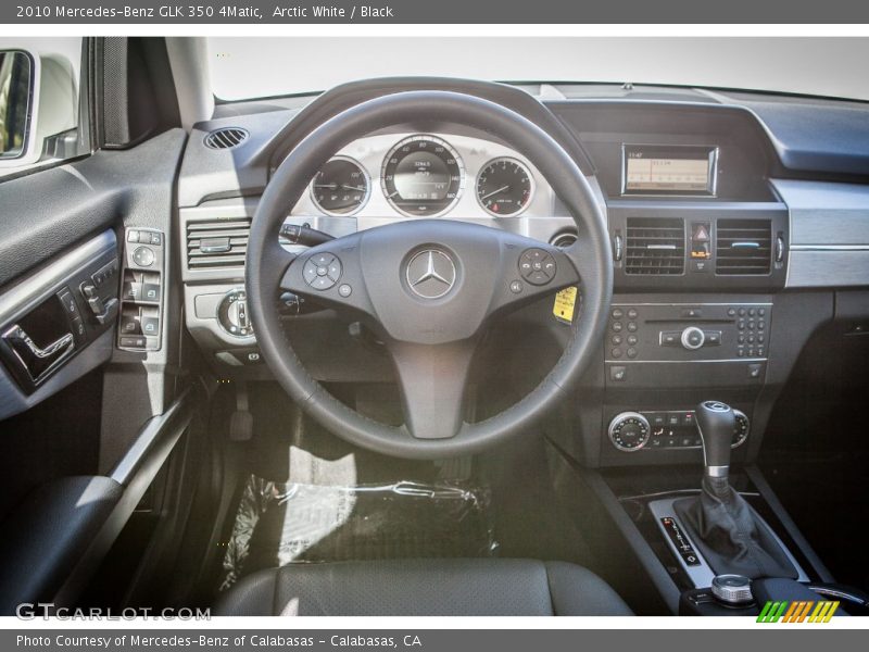 Arctic White / Black 2010 Mercedes-Benz GLK 350 4Matic
