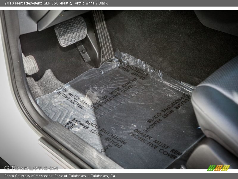 Arctic White / Black 2010 Mercedes-Benz GLK 350 4Matic