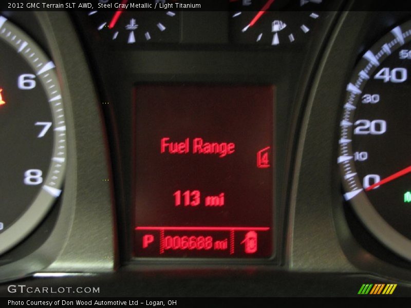 Steel Gray Metallic / Light Titanium 2012 GMC Terrain SLT AWD