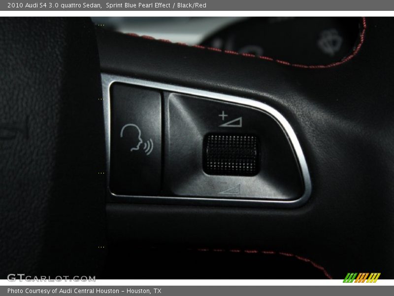 Sprint Blue Pearl Effect / Black/Red 2010 Audi S4 3.0 quattro Sedan