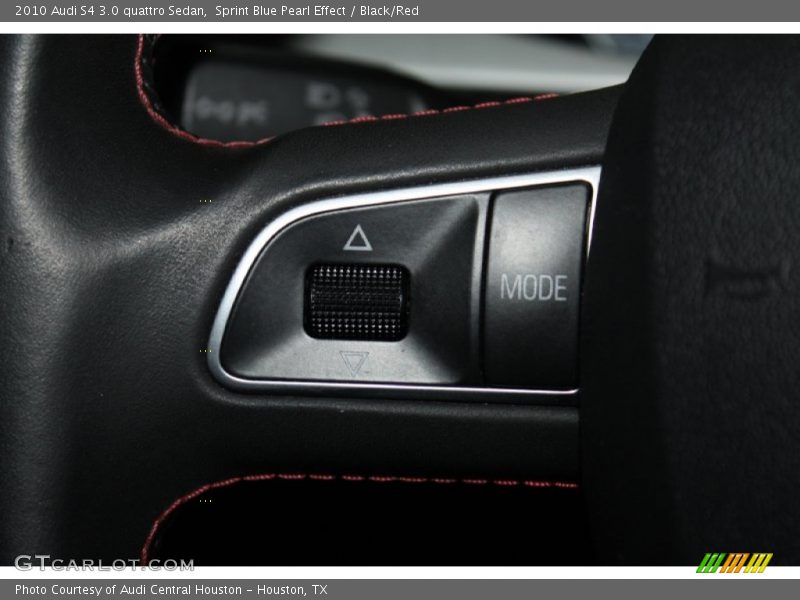 Sprint Blue Pearl Effect / Black/Red 2010 Audi S4 3.0 quattro Sedan