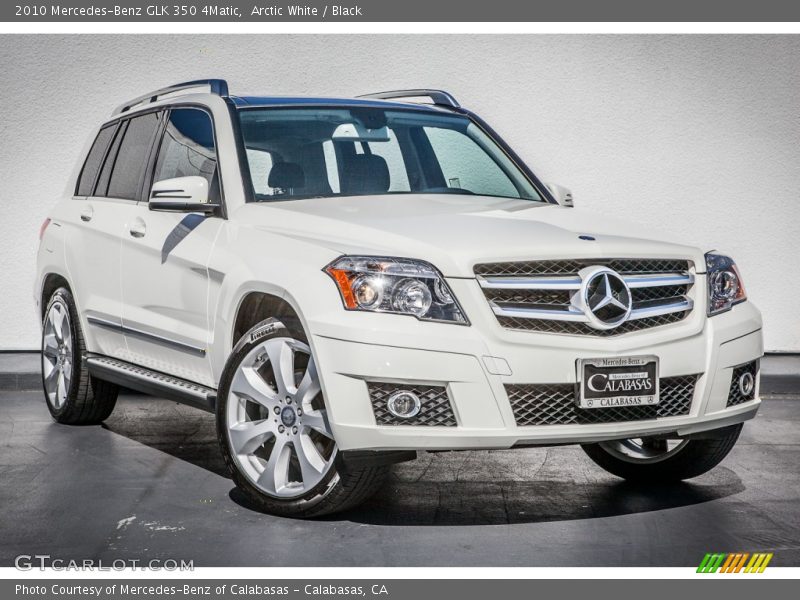 Arctic White / Black 2010 Mercedes-Benz GLK 350 4Matic