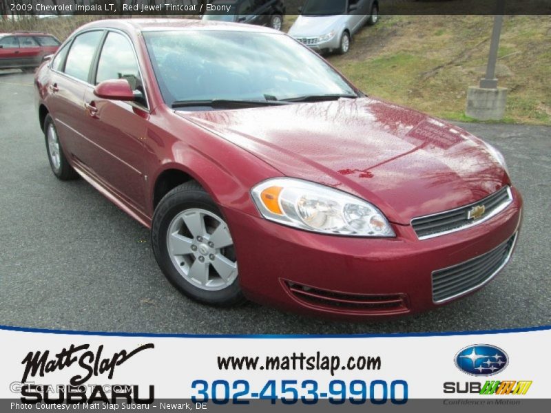 Red Jewel Tintcoat / Ebony 2009 Chevrolet Impala LT