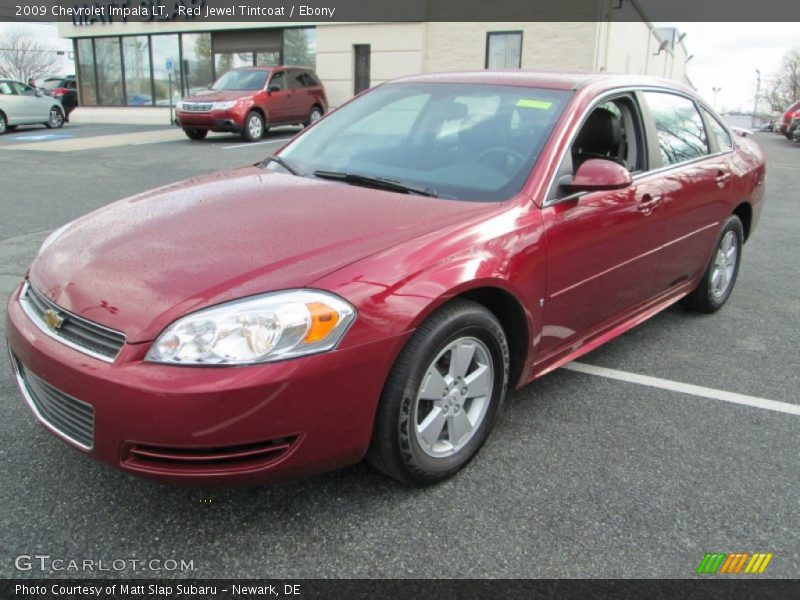 Red Jewel Tintcoat / Ebony 2009 Chevrolet Impala LT