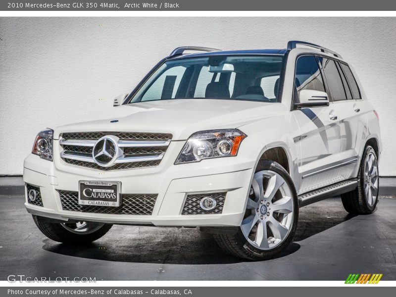 Arctic White / Black 2010 Mercedes-Benz GLK 350 4Matic
