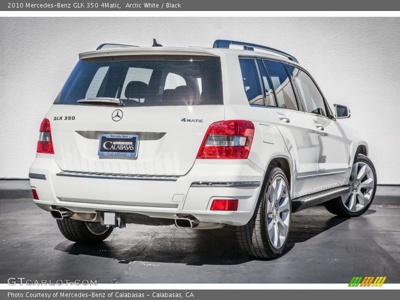 Arctic White / Black 2010 Mercedes-Benz GLK 350 4Matic