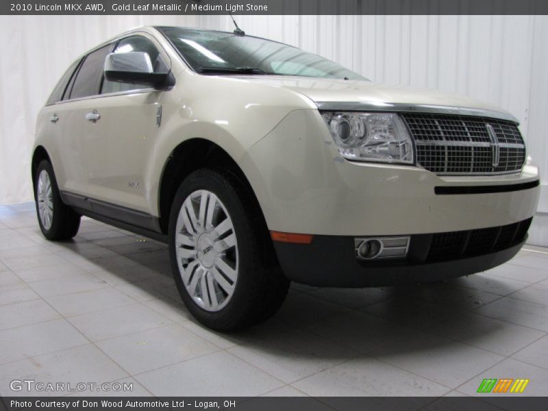 Gold Leaf Metallic / Medium Light Stone 2010 Lincoln MKX AWD