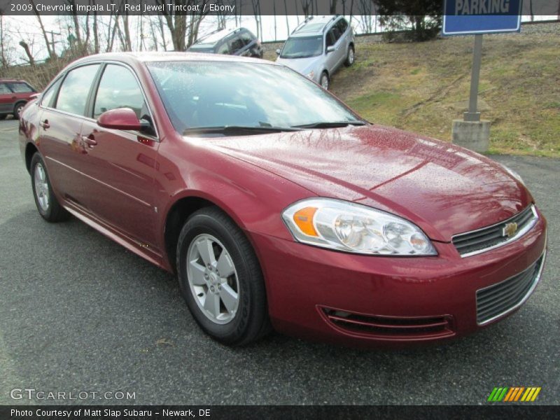 Red Jewel Tintcoat / Ebony 2009 Chevrolet Impala LT