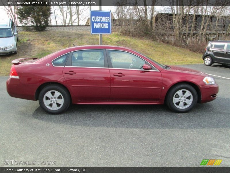Red Jewel Tintcoat / Ebony 2009 Chevrolet Impala LT